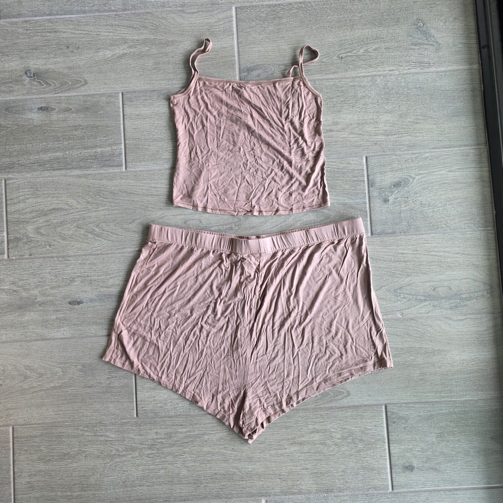 SKIMS Sleep Camisole Tank & Lounge Shorts Set 3X Nwt